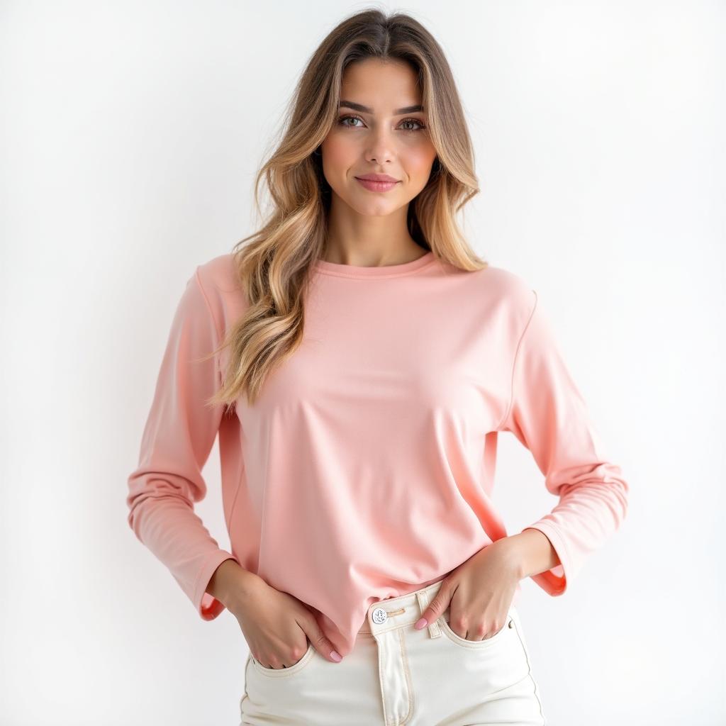 Elegant Pink Casual Top
