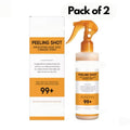 Shiana Exfoliating Kojic Acid Turmeric Spray | Skin Brightening & Tan Removal | 400 ml x 2 (Pack of 2)