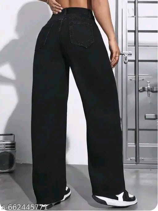 Women’s Straight Fit Blue Denim Jeans- Comfortable Daily Wear